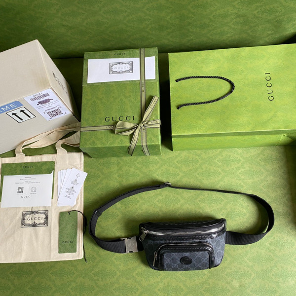 G*u*i belt bag with interlocking g