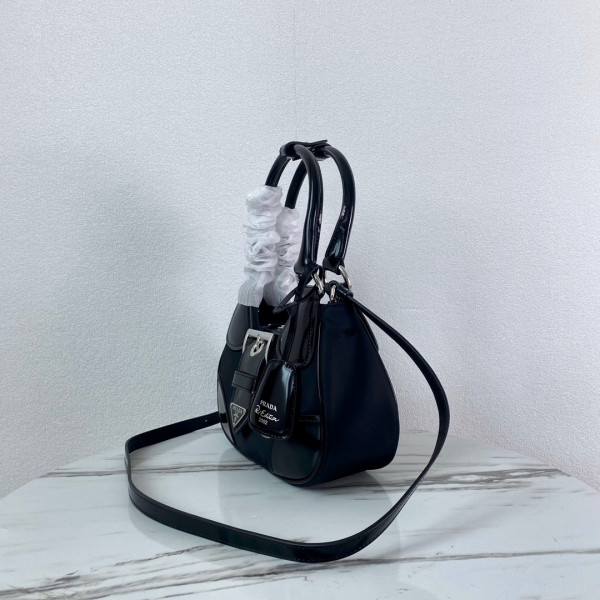 Pra*a moon padded nappa-leather bag