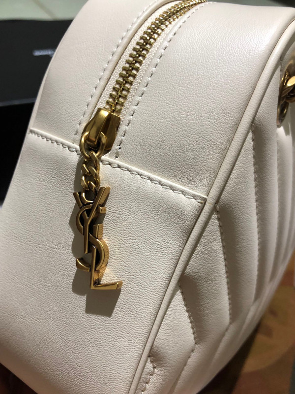 Y*L joan camera bag in y-quilted smooth leather