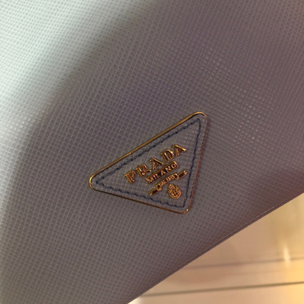 Pra*a saffiano leather bucket bag