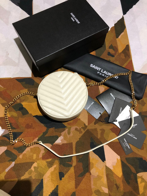 Y*L vinyle round camera bag