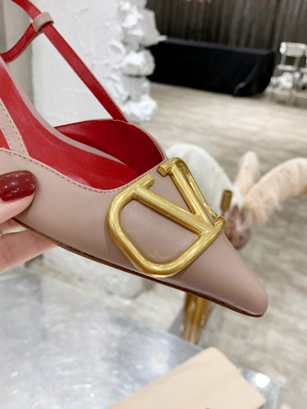 Valentino 40mm VLogo Signature slingback pumps