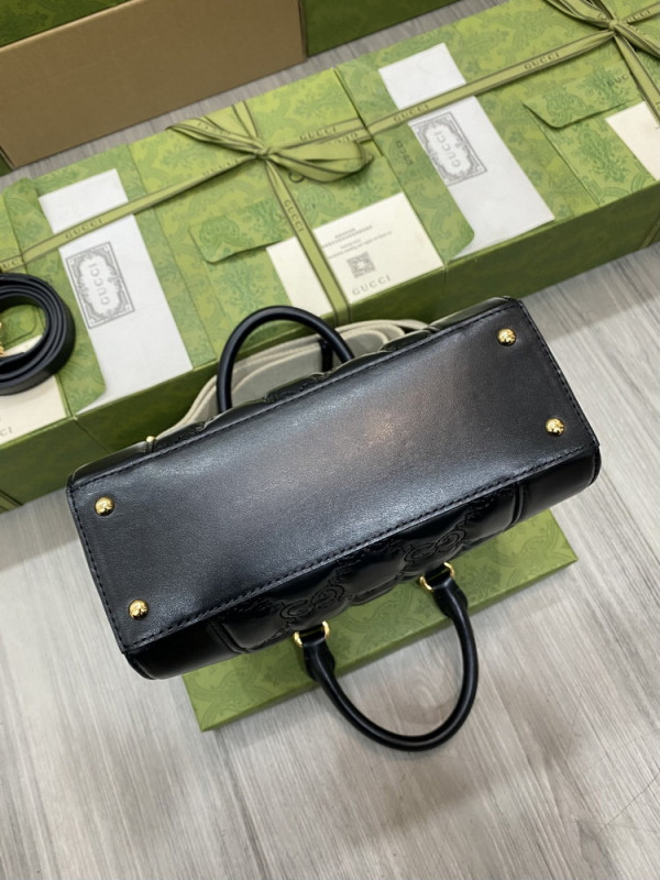 G*u*i gg matelassé mini top handle bag