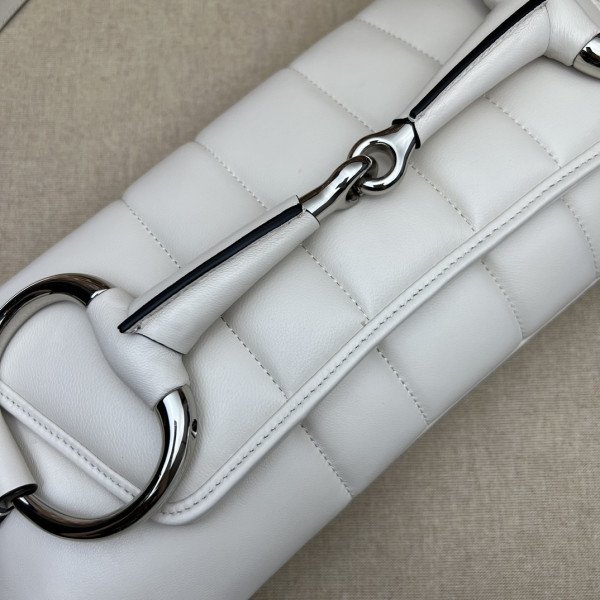 G*u*i horsebit chain big shoulder bag