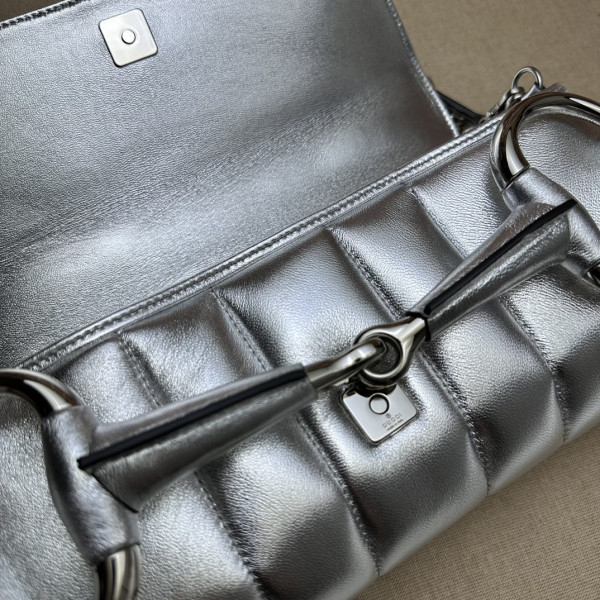 G*u*i horsebit chain big shoulder bag