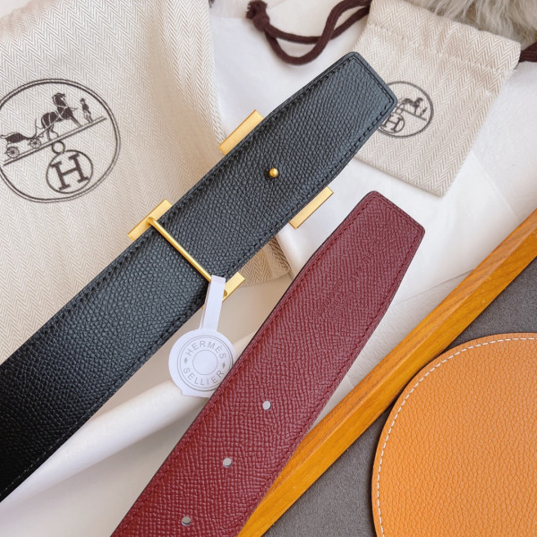 H**mes belt-silver/gold