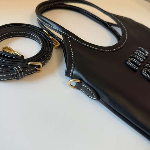 M*um*u ivy leather handbag mini