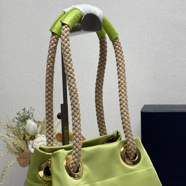 Pra*a mariner re-nylon small bucket bag