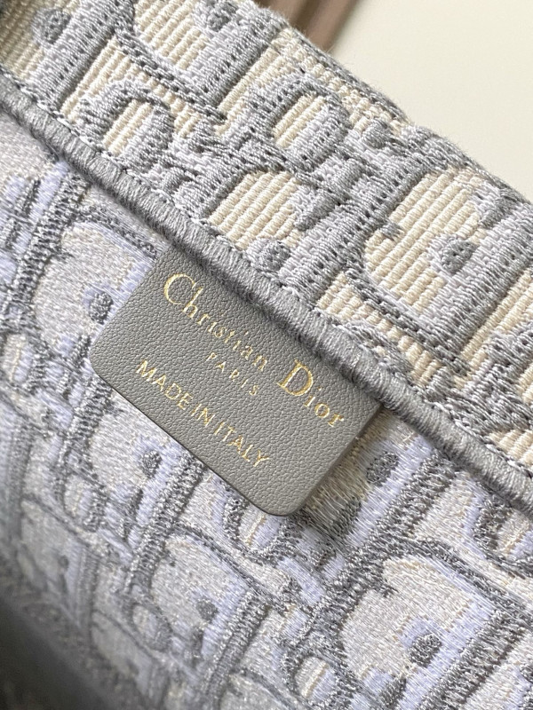 Large Diro Book Tote Grey-42cm