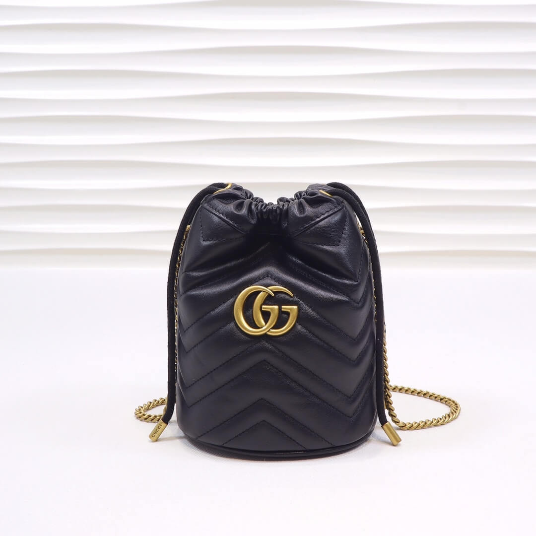 GG MARMONT mini bucket bag