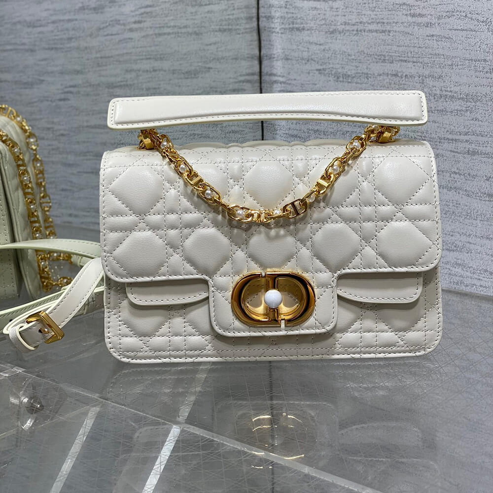 small D*or jolie top handle bag