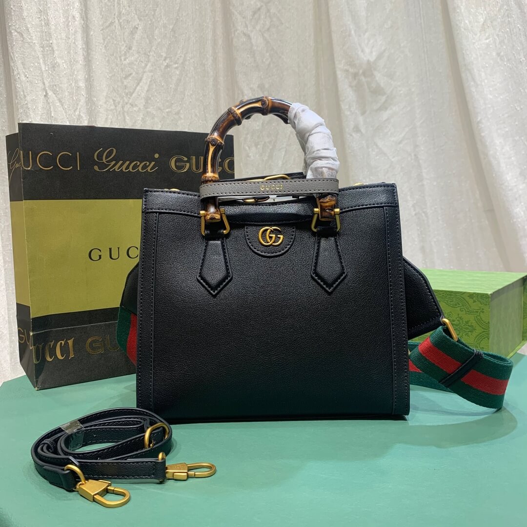 G*u*i diana bamboo small tote bag(high-end grade)
