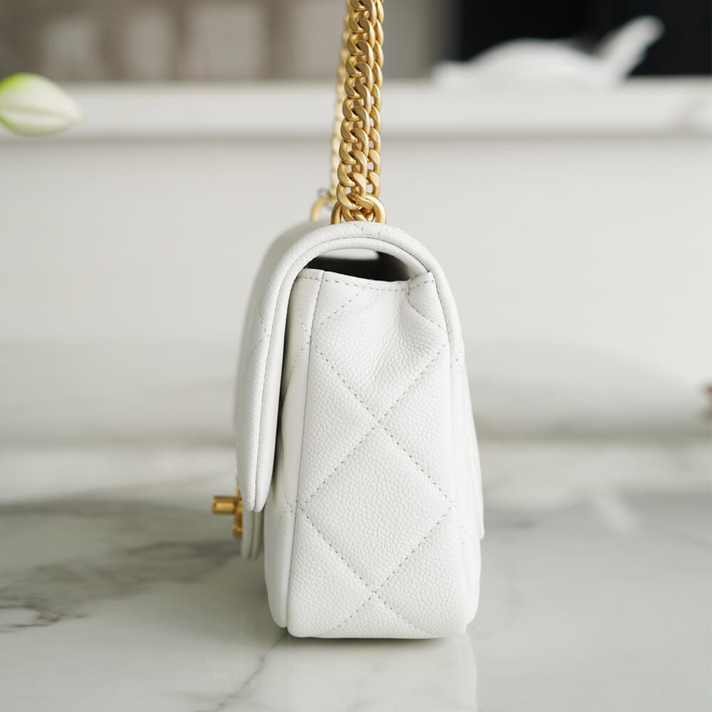 Ch*el love gold ball chain shoulder bag