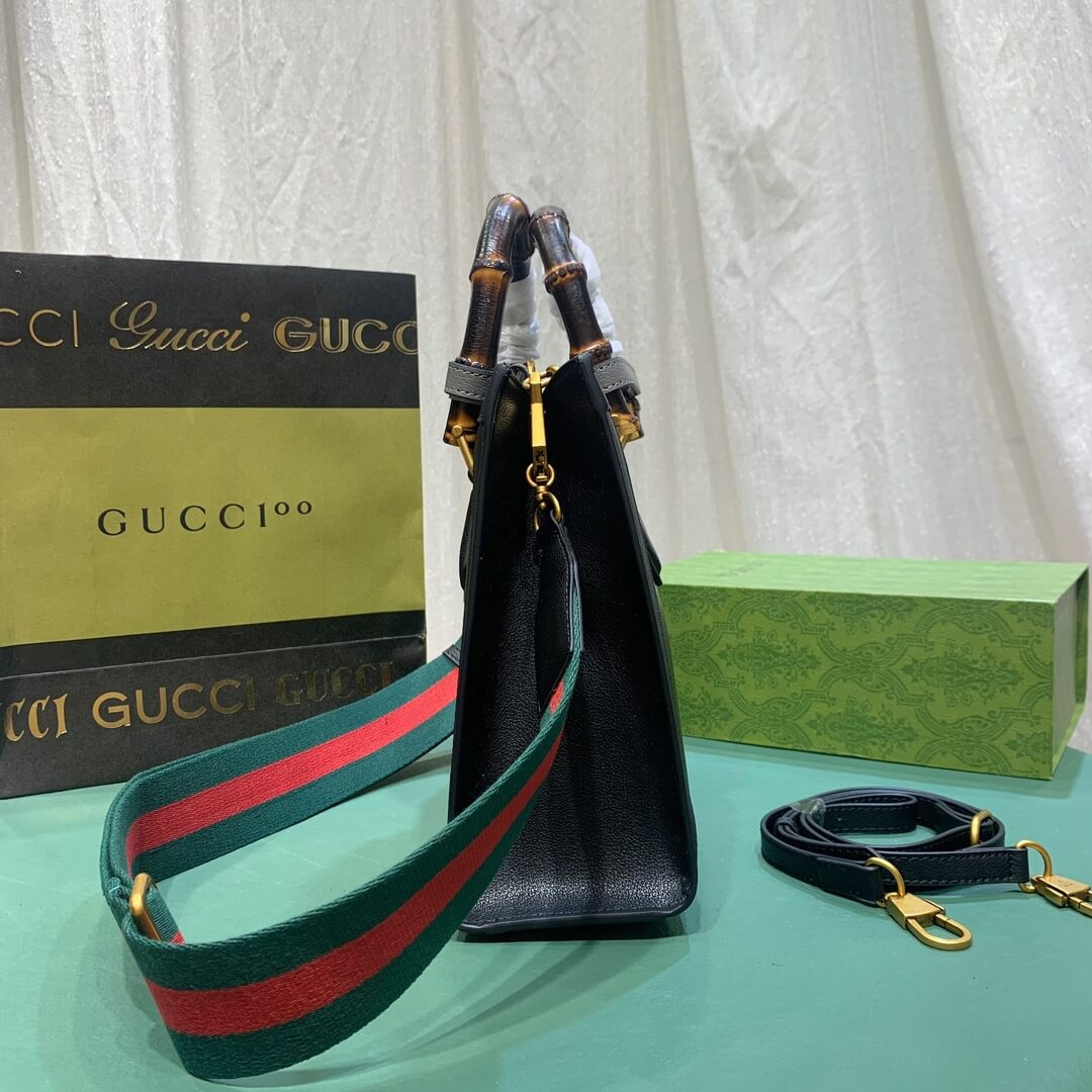 G*u*i diana bamboo small tote bag(high-end grade)
