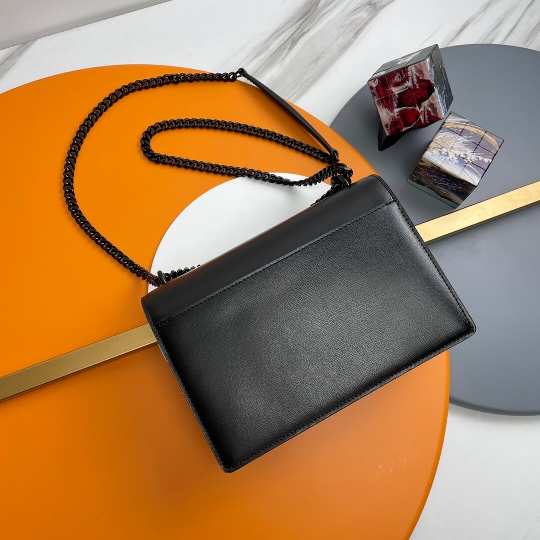 YSL sunset medium leather shoulder bag