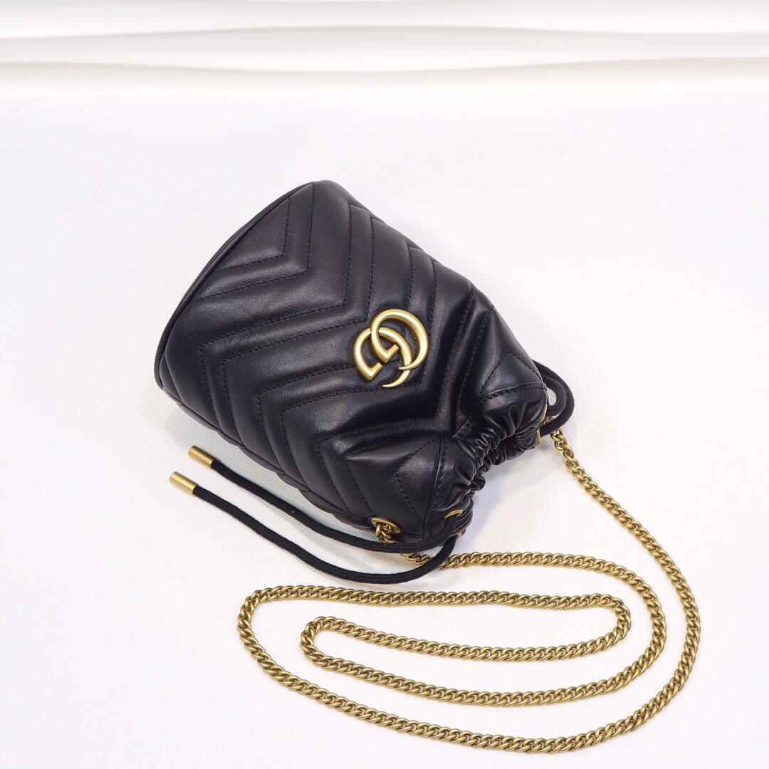GG MARMONT mini bucket bag