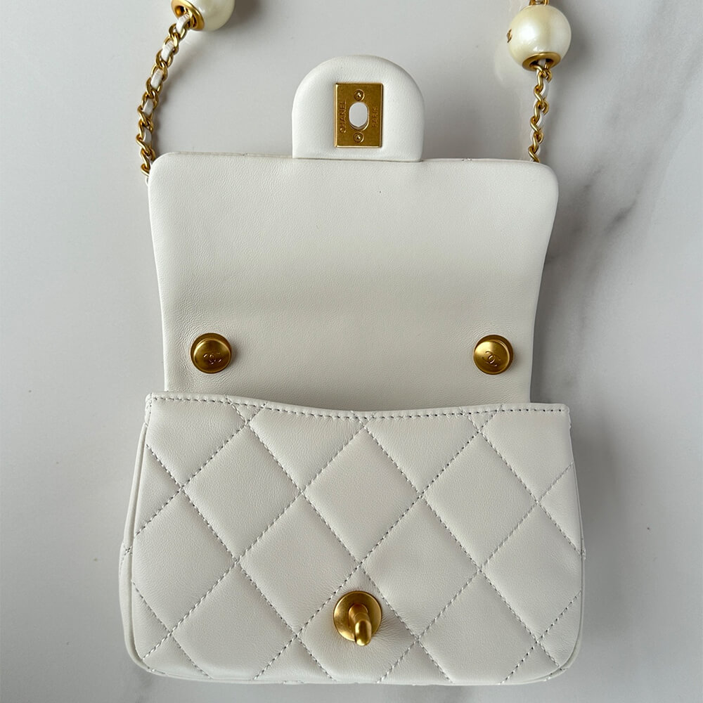 Ch*el mini flap bag