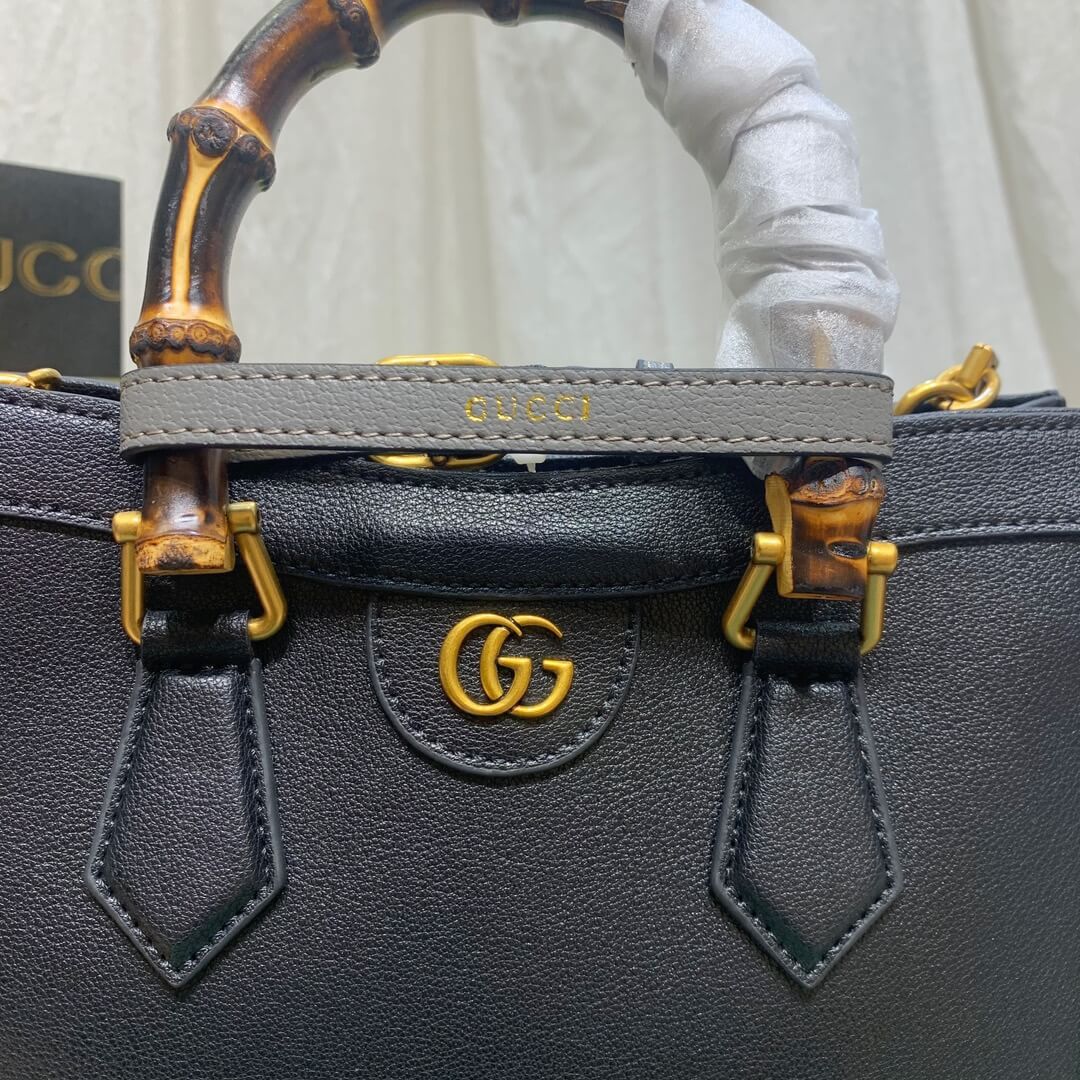 G*u*i diana bamboo small tote bag(high-end grade)