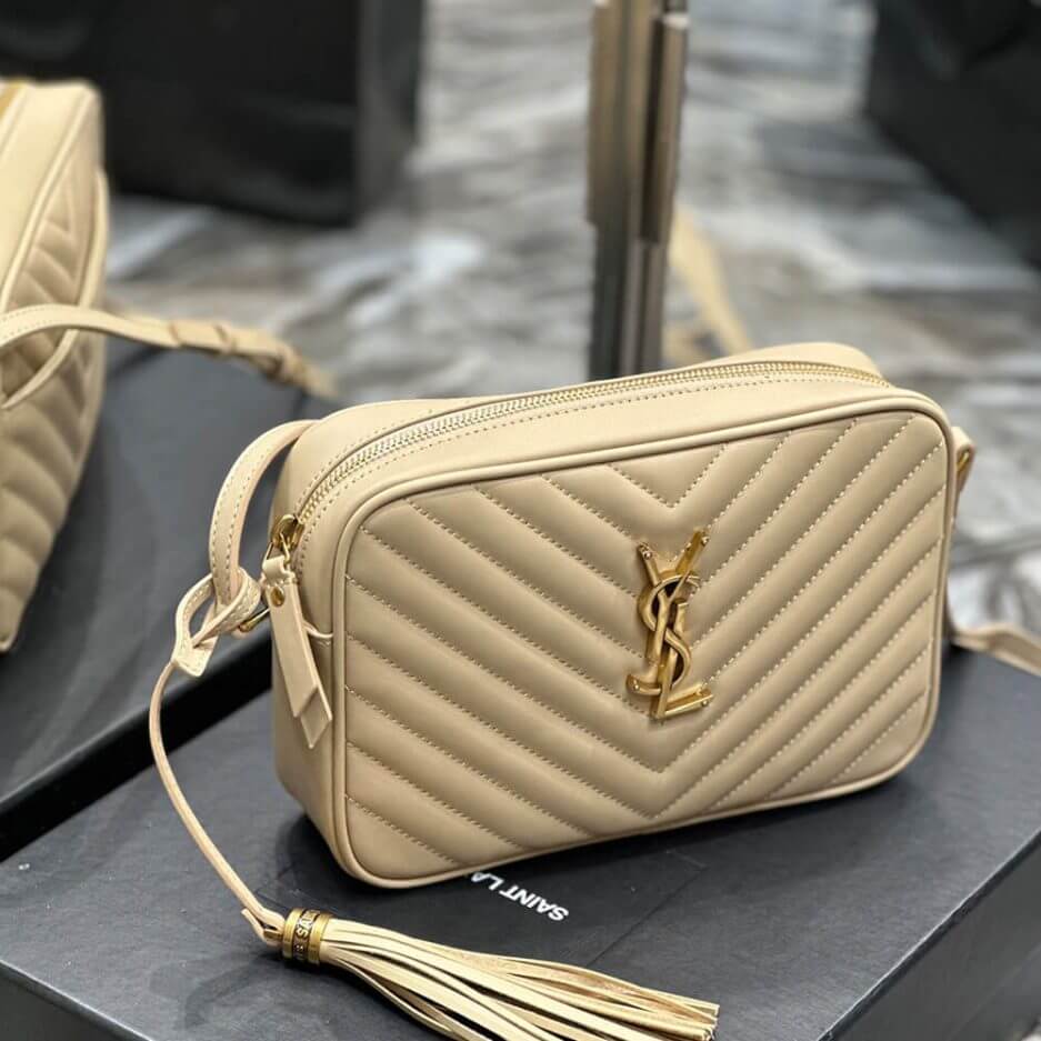 YSL LOU CAMERA BAG IN QUILTED LEATHER