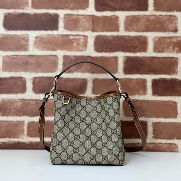 GG Emblem mini bucket bag