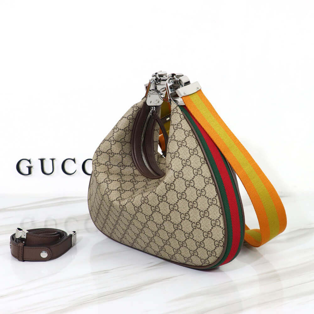 G*u*i attache large shoulder bag