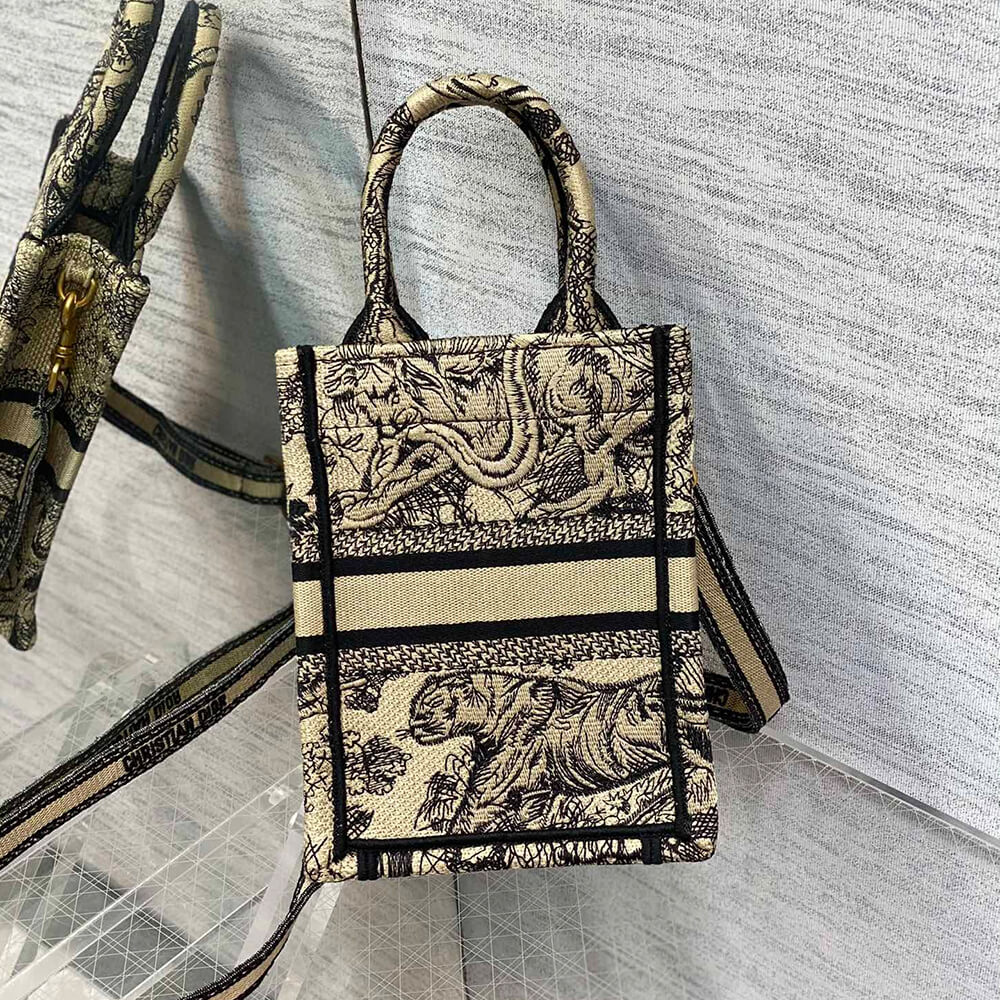 mini vertical D*or book tote