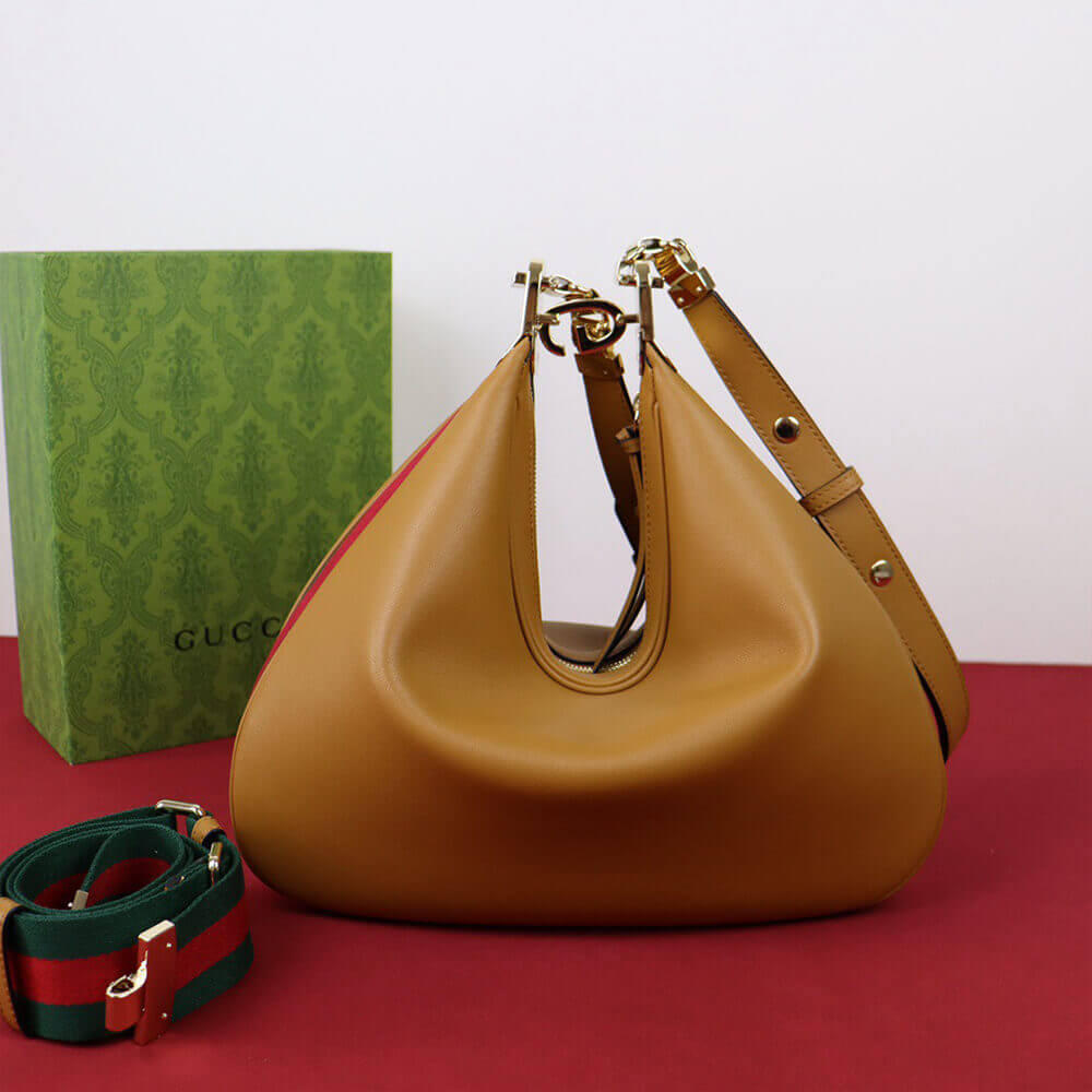 G*u*i attache large shoulder bag