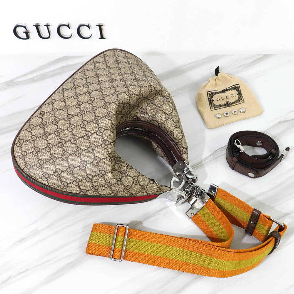 G*u*i attache large shoulder bag
