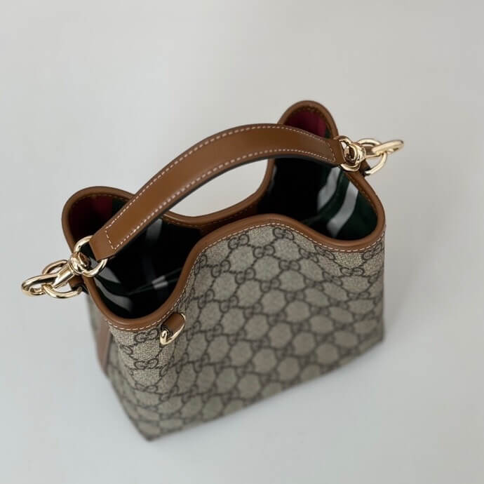 GG Emblem mini bucket bag