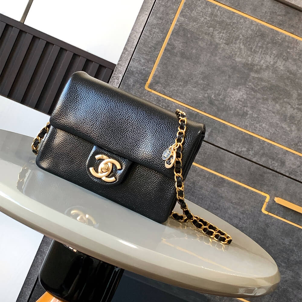 Ch*el mini flap bag(high-end grade)