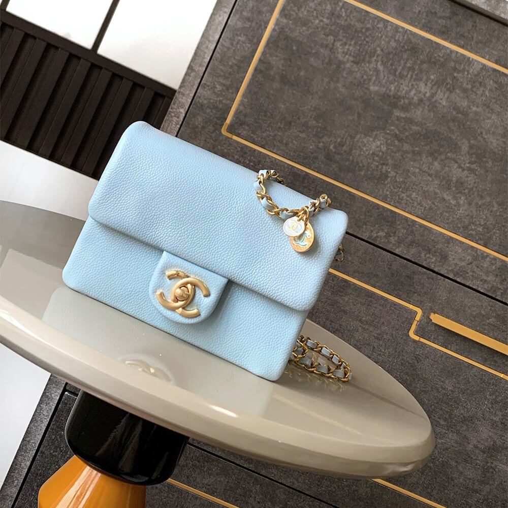 Ch*el mini flap bag(high-end grade)