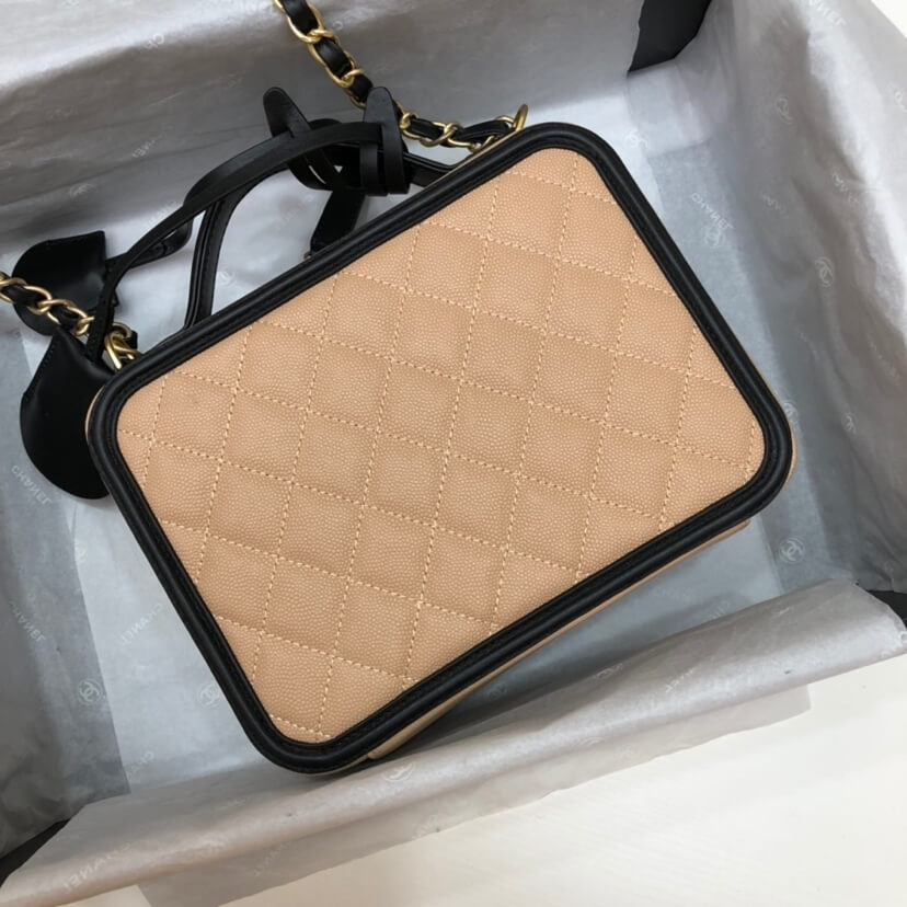 Ch*el medium filigree makeup case