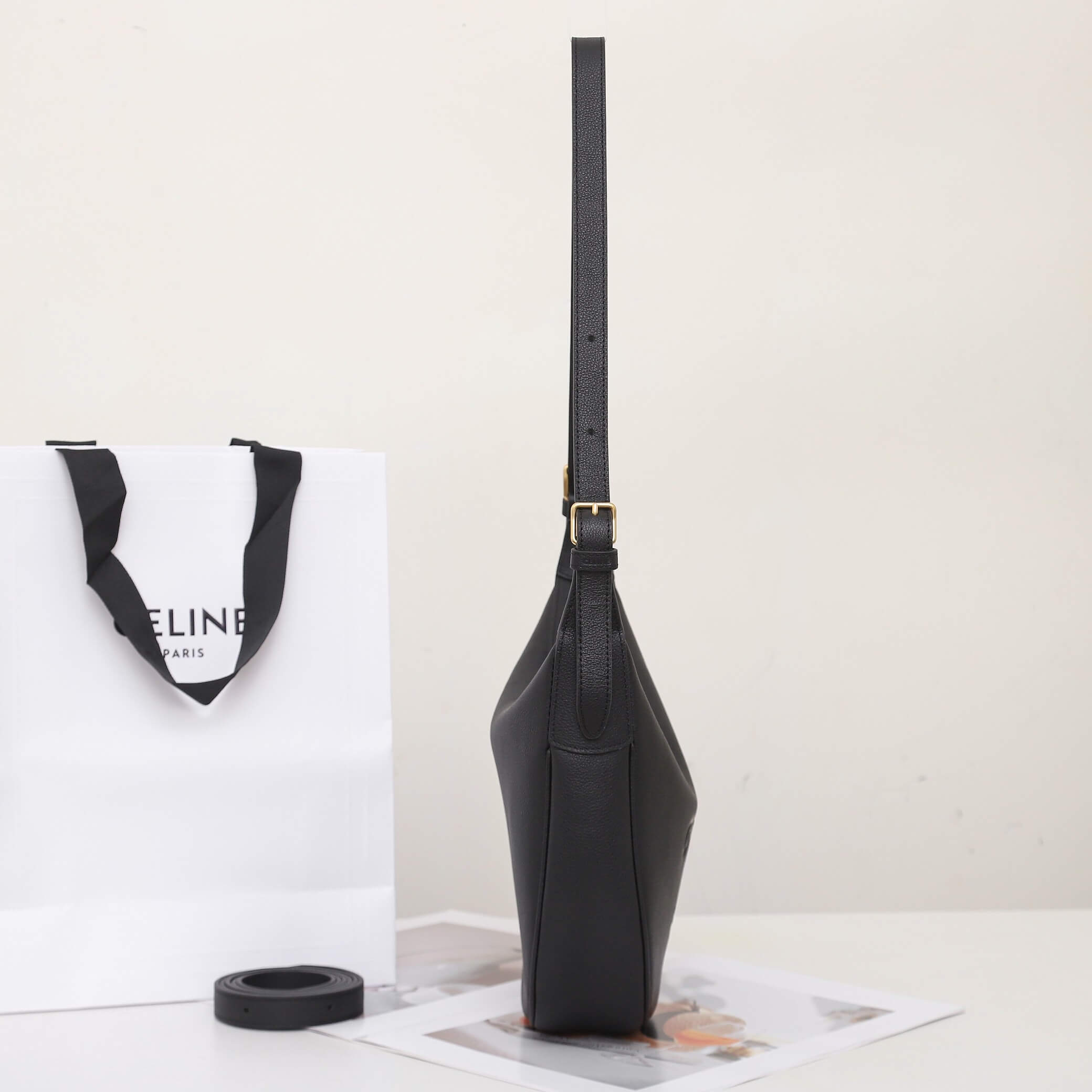 Ce**e heloÏse triomphe small bag in soft calfskin