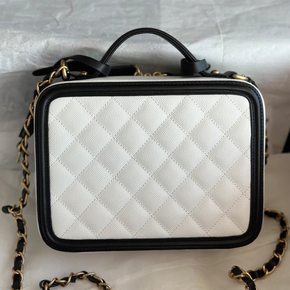 Ch*el medium filigree makeup case