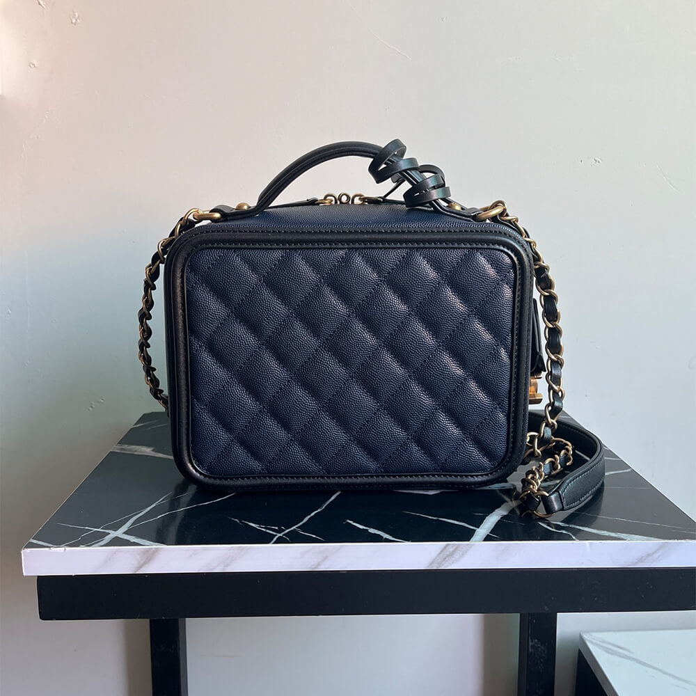 Ch*el medium filigree makeup case