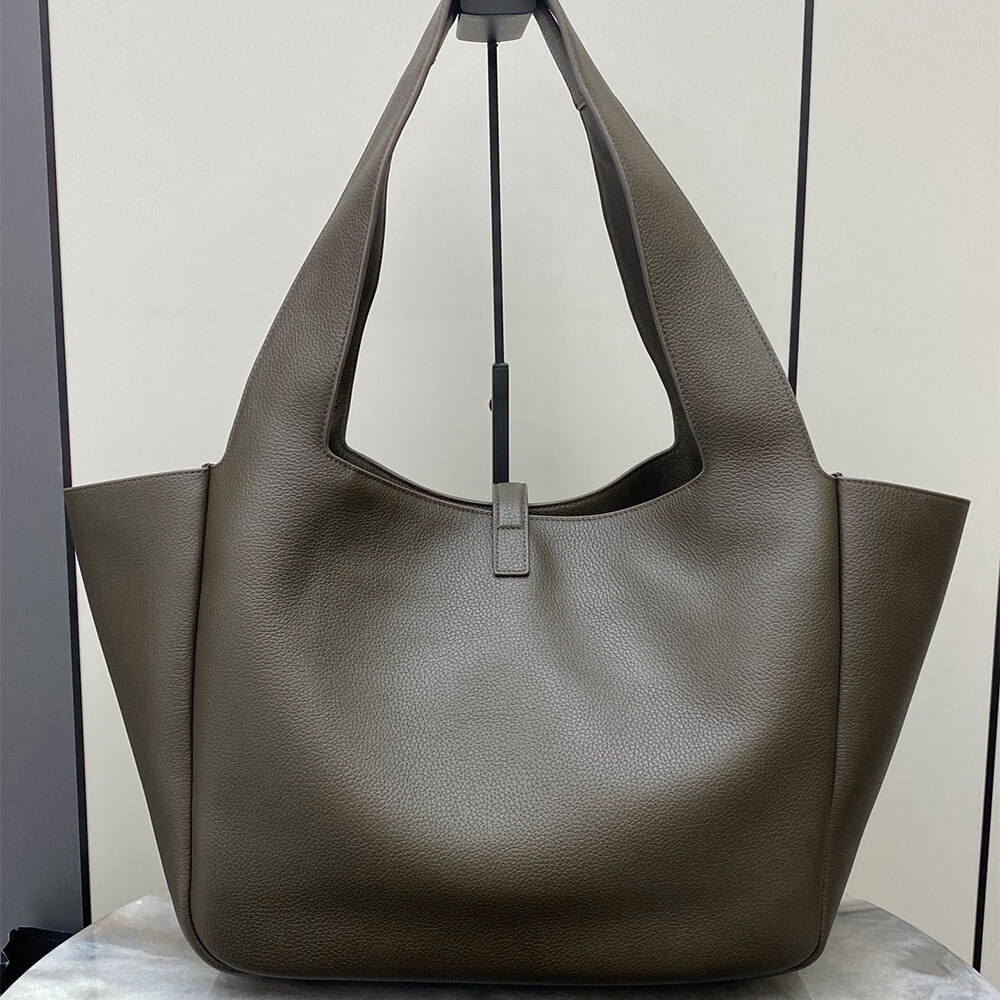 YSL LE 5 A 7 BEA IN GRAINED LEATHER