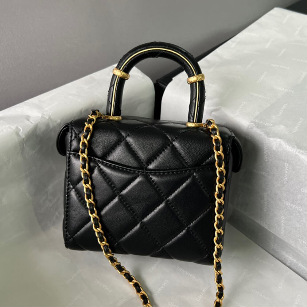 Ch*el 23s handle cosmetic bag(high-end grade)