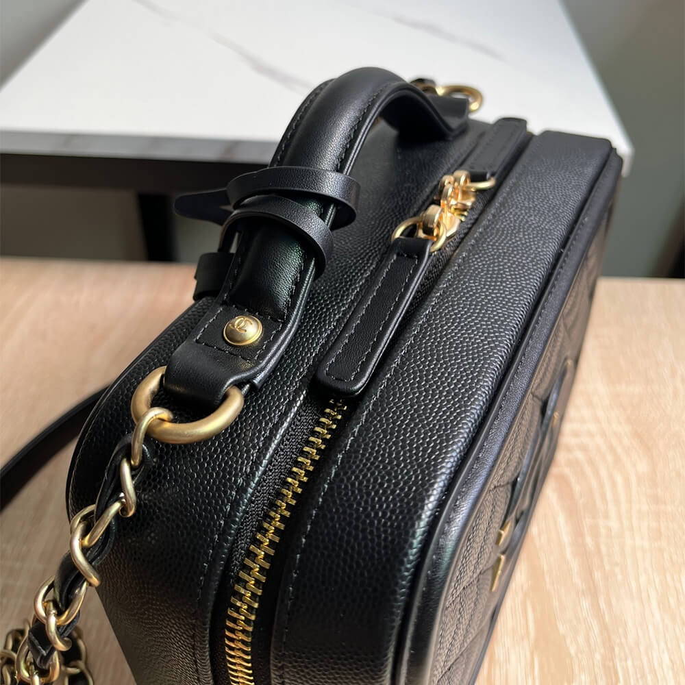 Ch*el medium filigree makeup case