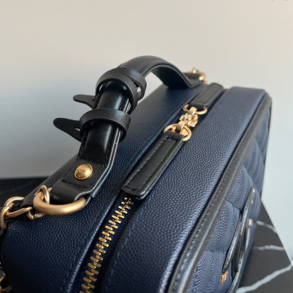Ch*el medium filigree makeup case