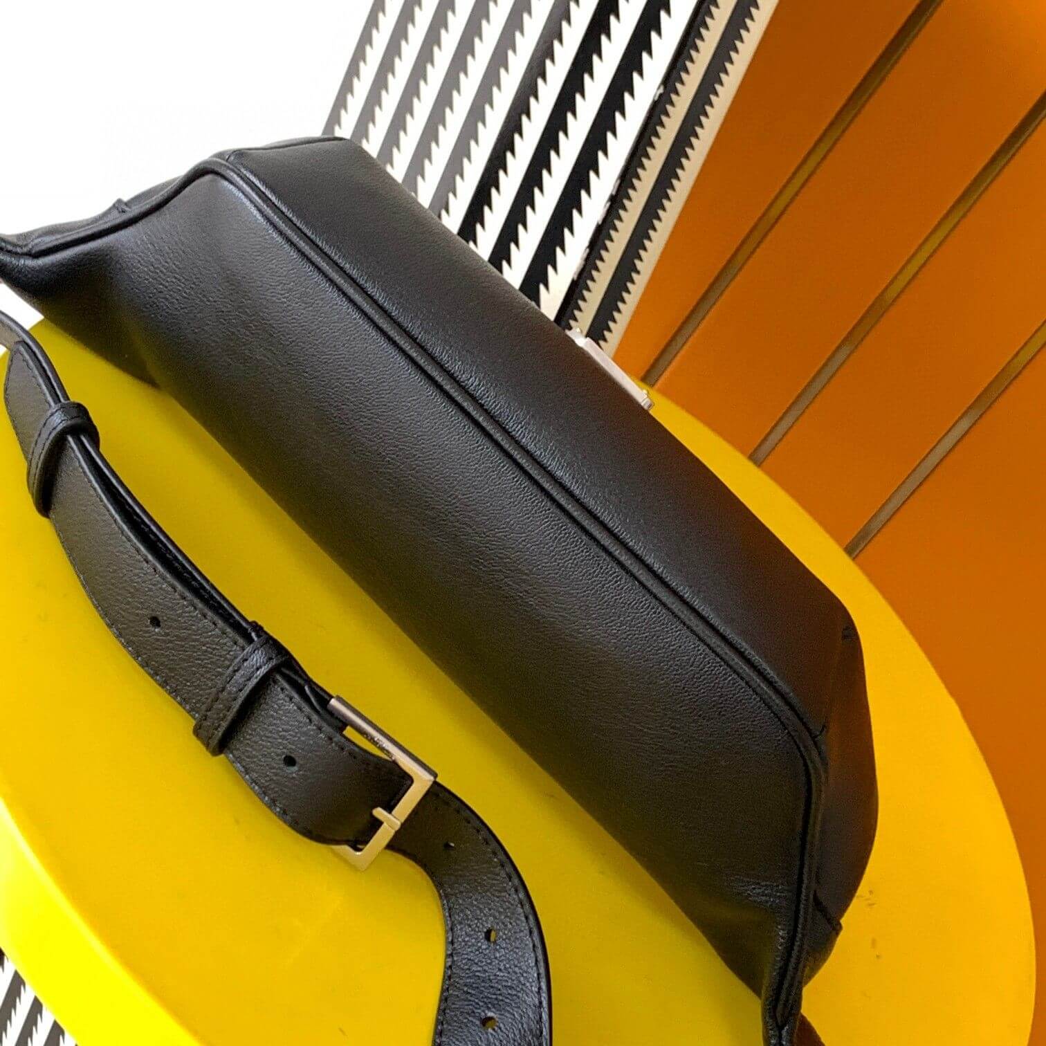 YSL CLASSIC MONOGRAM BELT BAG IN SOFT LAMBSKIN