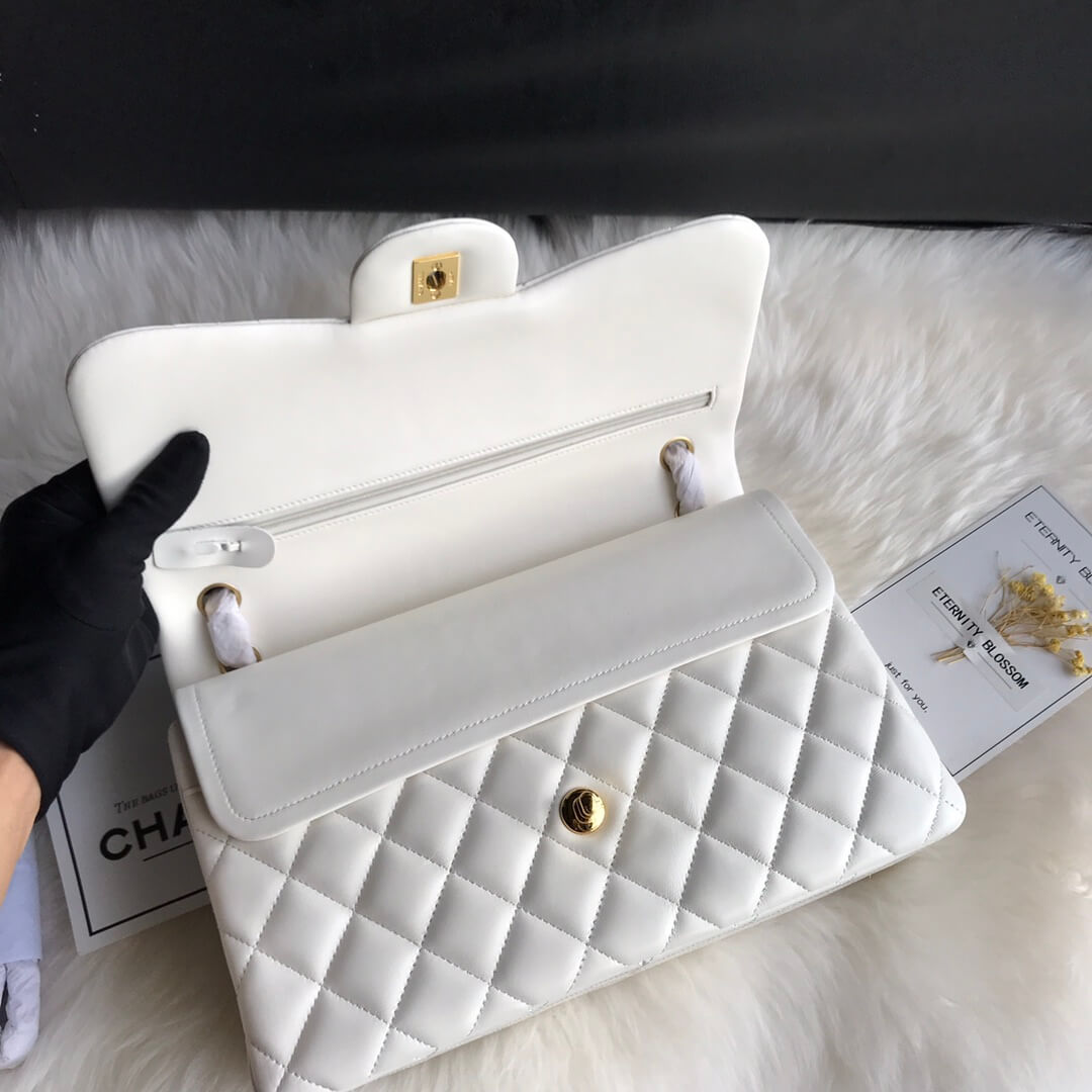 Ch*el large classic handbag(high-end grade)