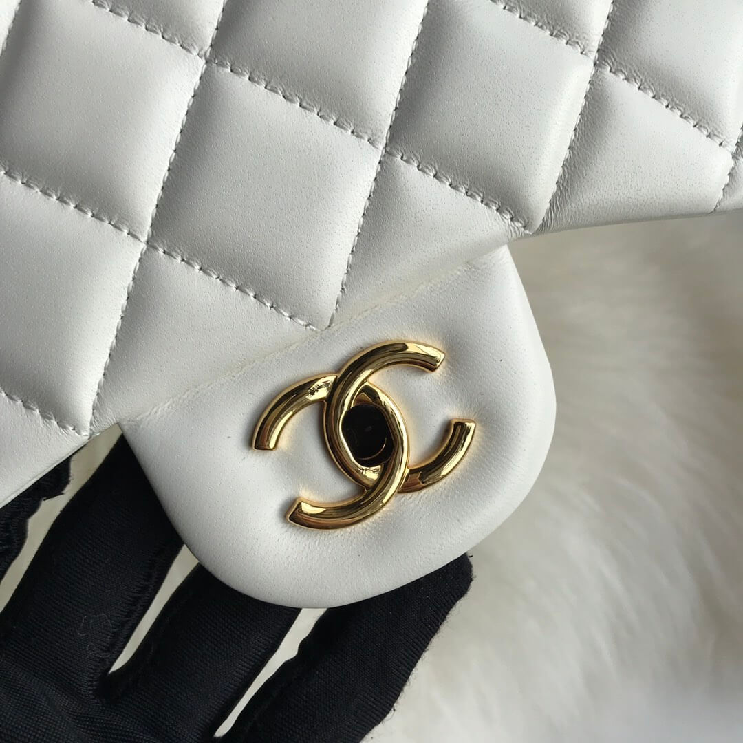 Ch*el large classic handbag(high-end grade)