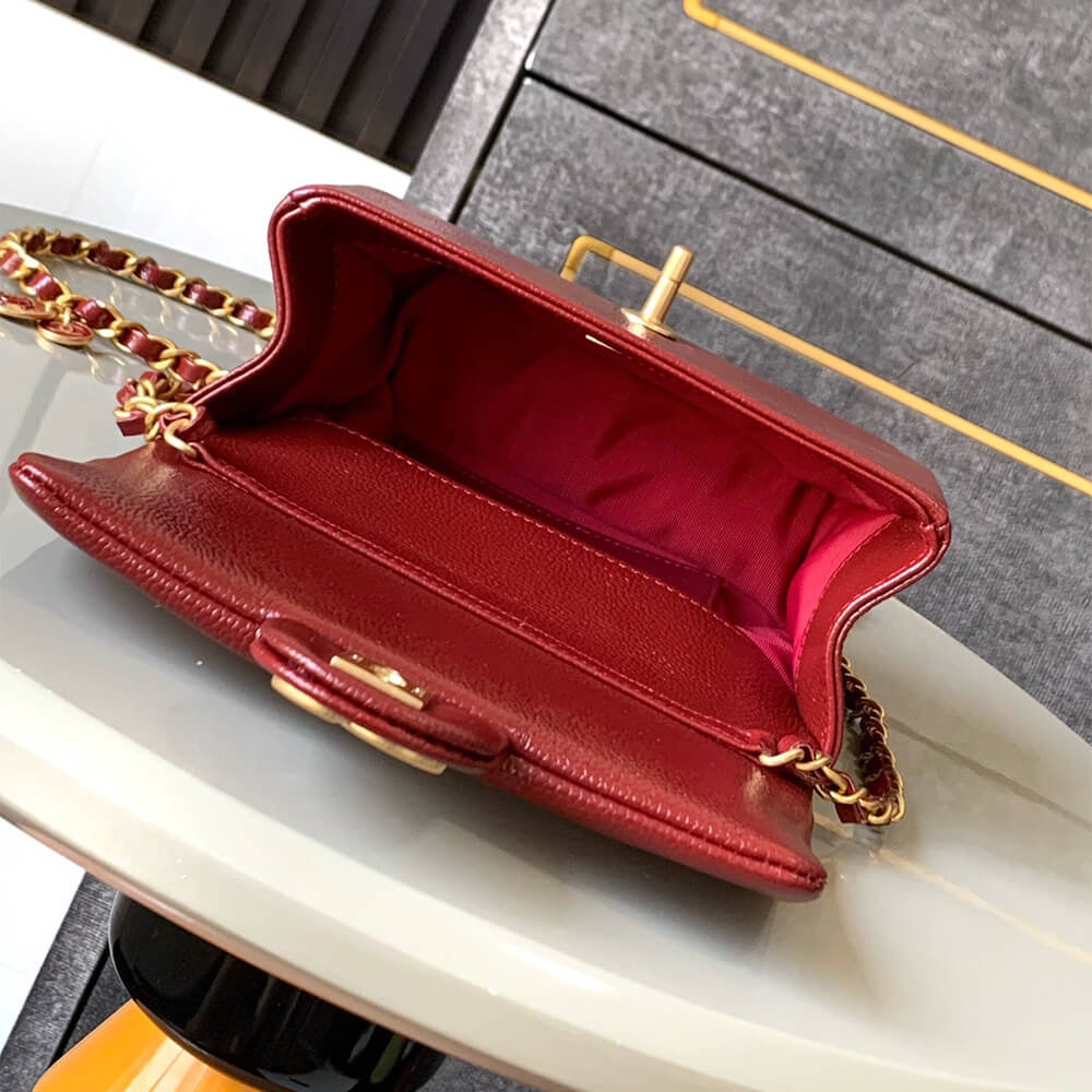 Ch*el mini flap bag(high-end grade)