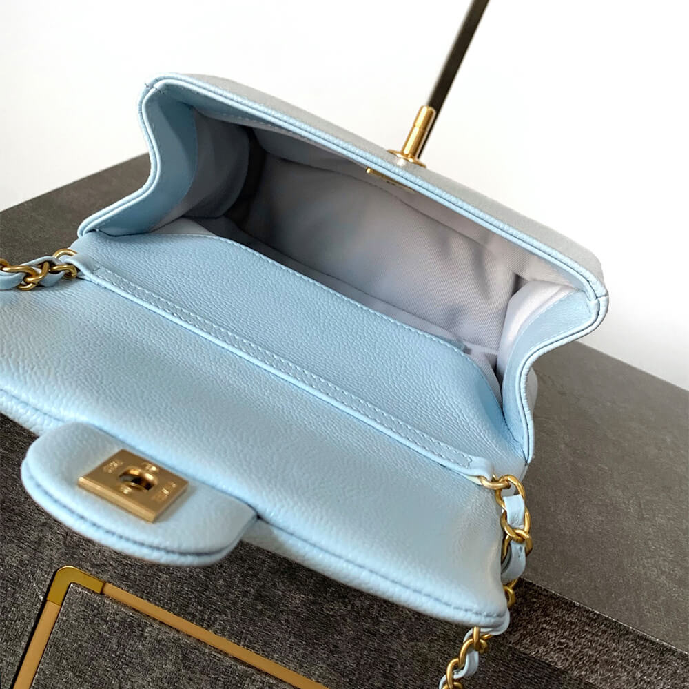 Ch*el mini flap bag(high-end grade)
