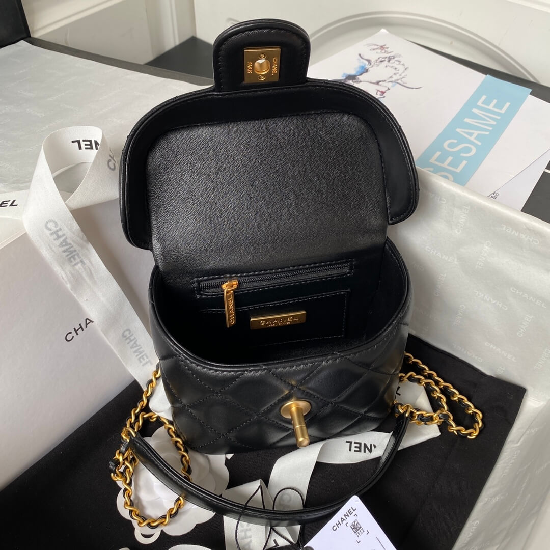 Ch*el 23s handle cosmetic bag(high-end grade)