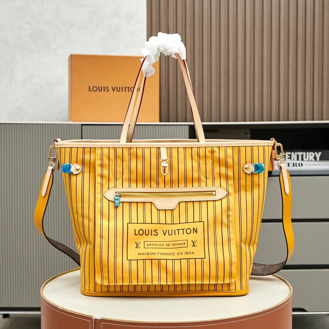 LV Neverfull Bandoulière Inside Out MM