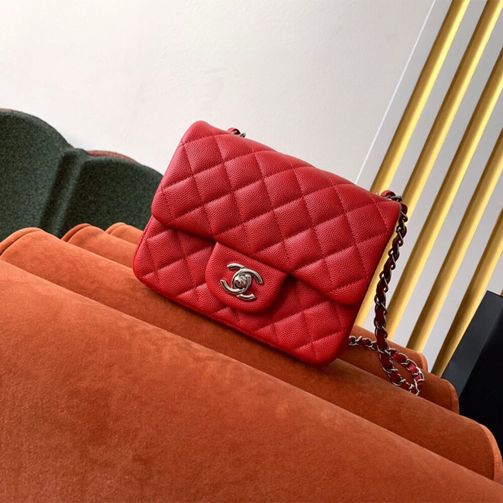 Ch*el mini flap bag(high-end grade)