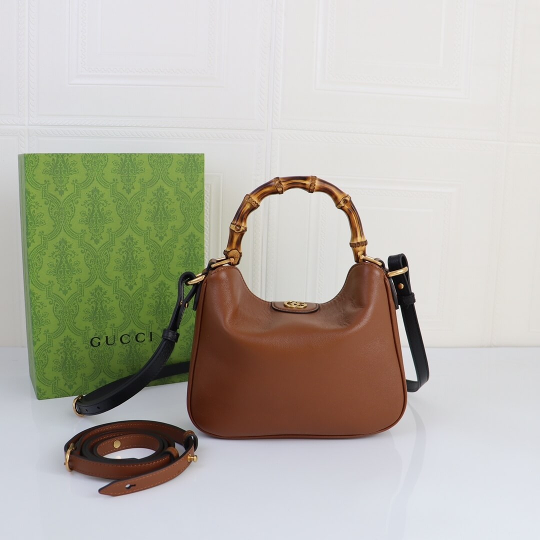 G*u*i diana bamboo small shoulder bag