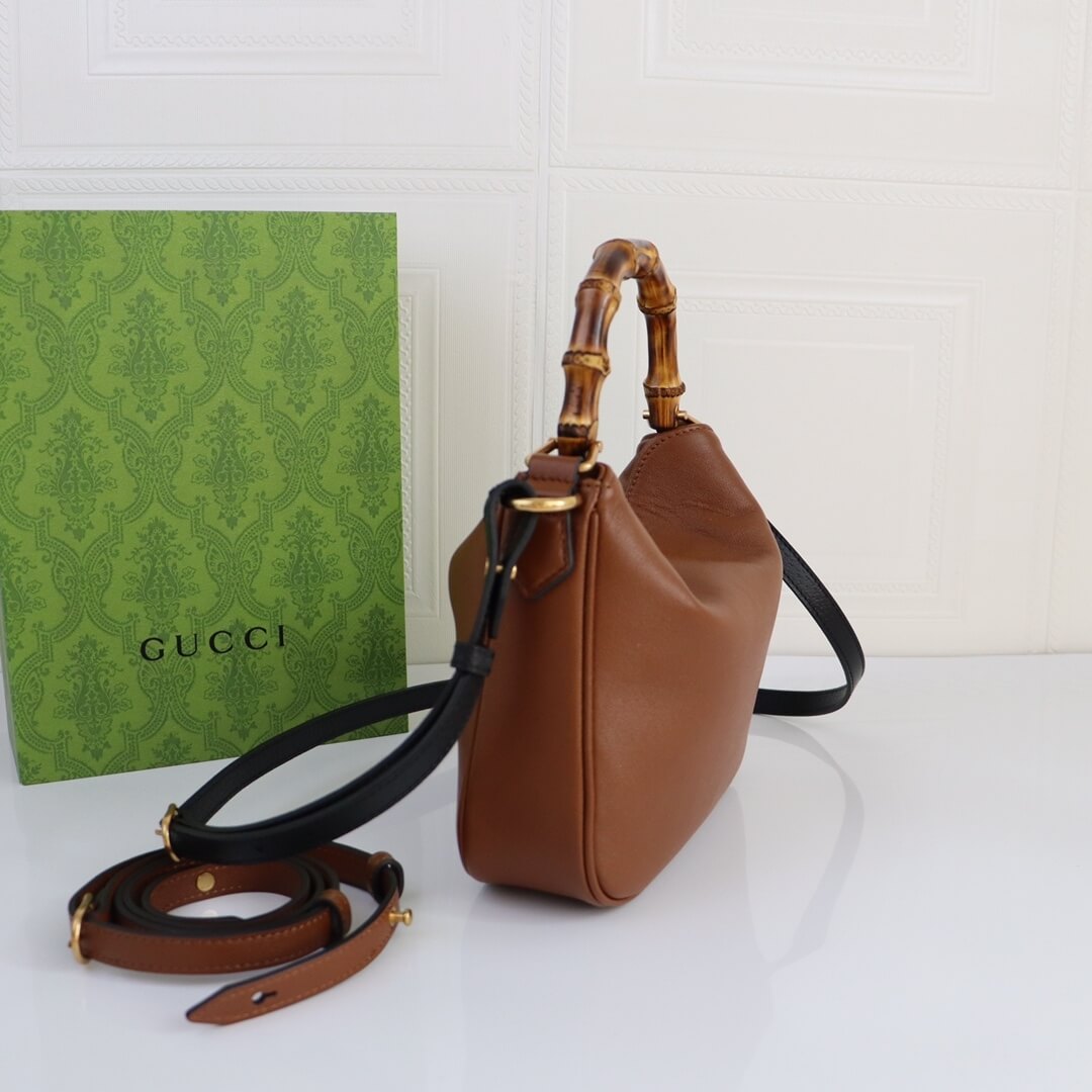 G*u*i diana bamboo small shoulder bag