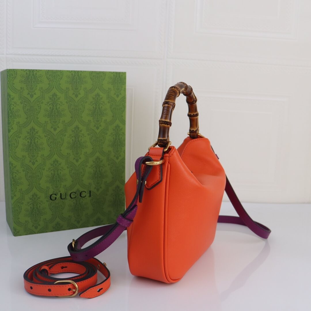G*u*i diana bamboo small shoulder bag